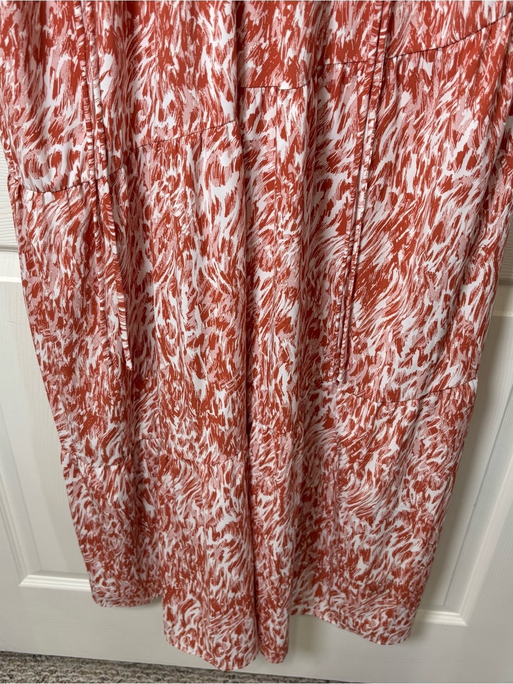 Maggy London Maxi Dress Size 16W Sleeveless A-Line Flowy Resort Vacation Pockets - Picture 12 of 13